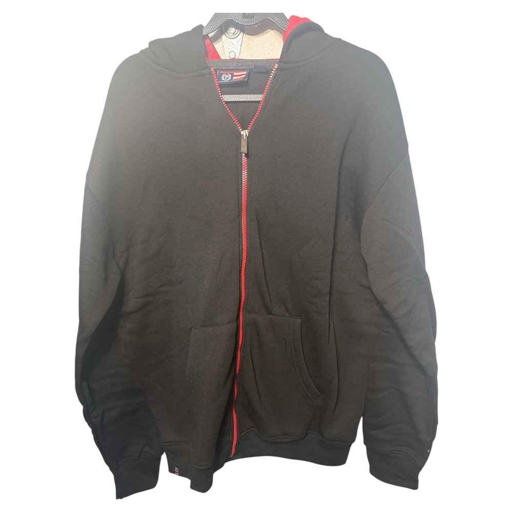 Phat Farm Black and Red‎ Zip-Up Hoodie NWT 2XL Y2K